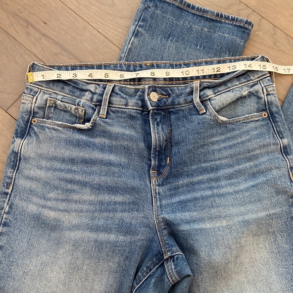 Old Navy High-Waisted Flare Ankle Jeans Size 6 - Picture 8 of 10